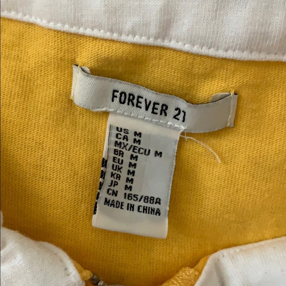 Cropped Collared Quarter Zip - Picture 2 of 3